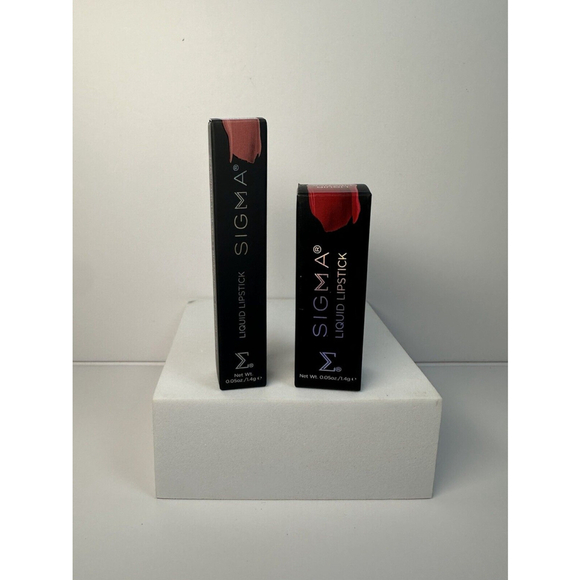 Sigma Other - Sigma Liquid Lipstick~ NEW MOD | F/S 0.2 oz + Travel 0.05oz ~ VENOM | NIB x2